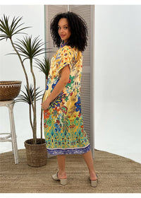 Folksy Dresden Dress, view 3