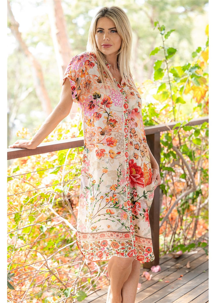 Rouge Bloom Dresden Dress