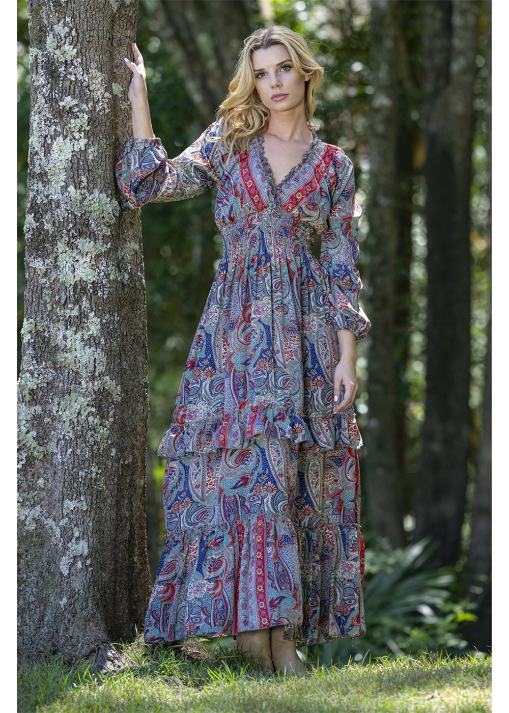 Indigo Boho Dress