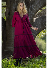 WINE Wine Maxi Dress