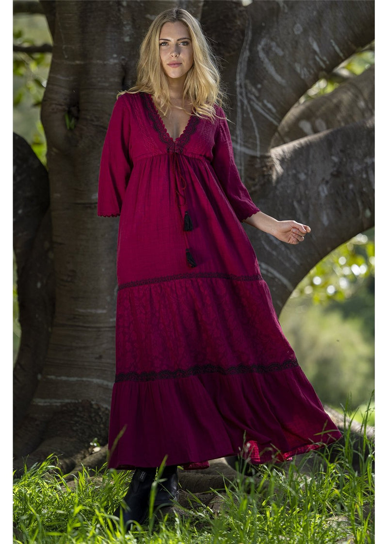 WINE Wine Maxi Dress