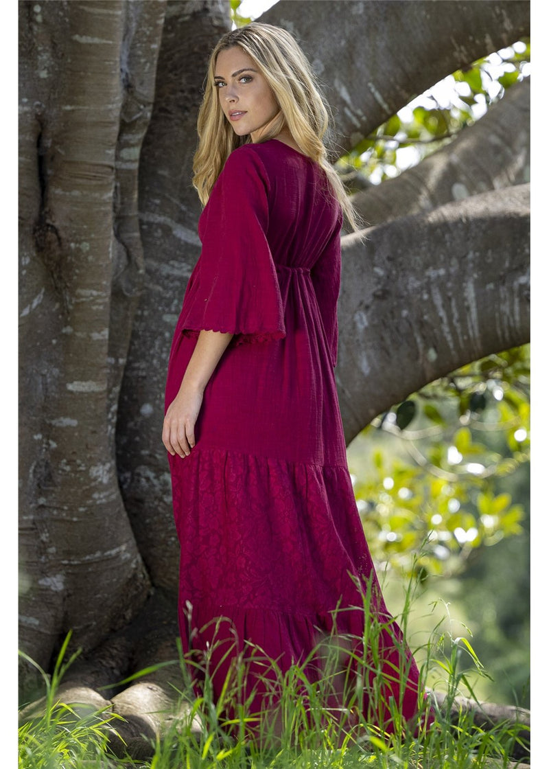 WINE Wine Maxi Dress