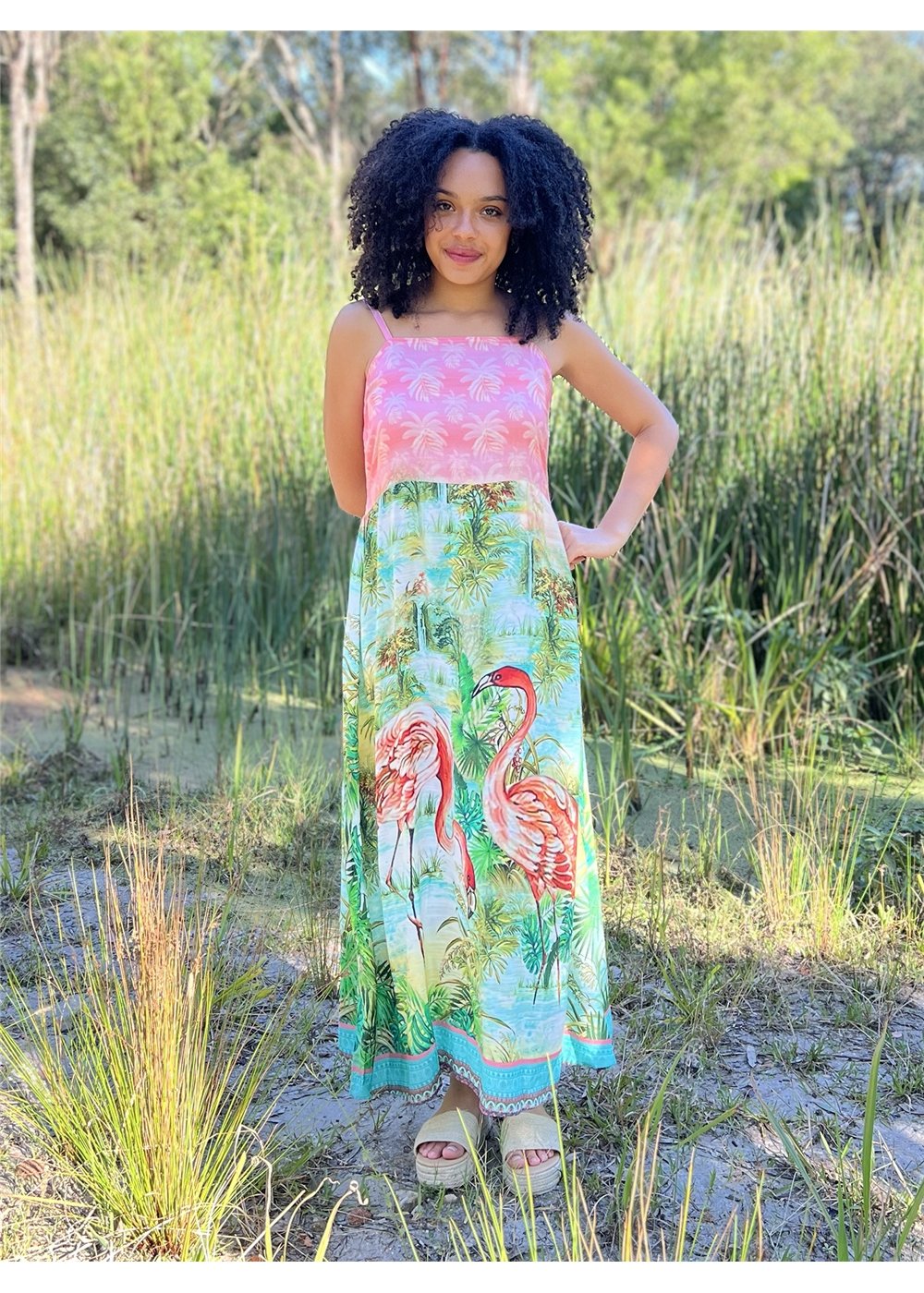 Flamingo Dress