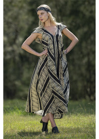 Hemi Cotton Dress - Black
