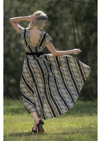 Hemi Cotton Dress - Black