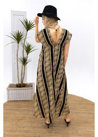 Hemi Cotton Dress - Black