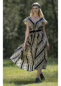 Hemi Cotton Dress - Black