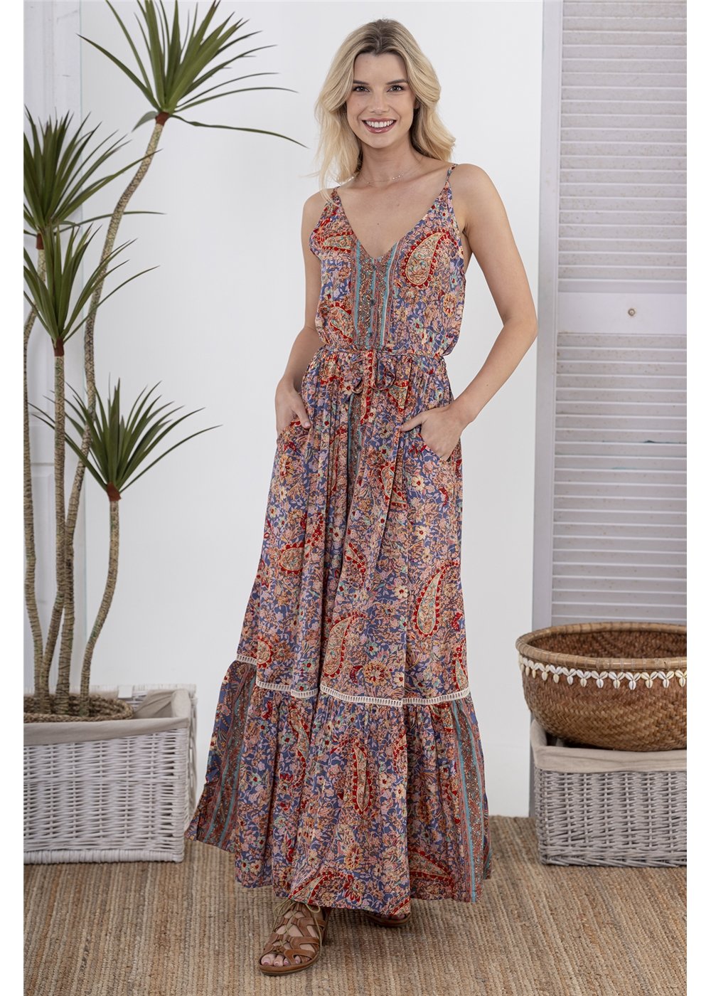 Moni Maxi Pocket Dress