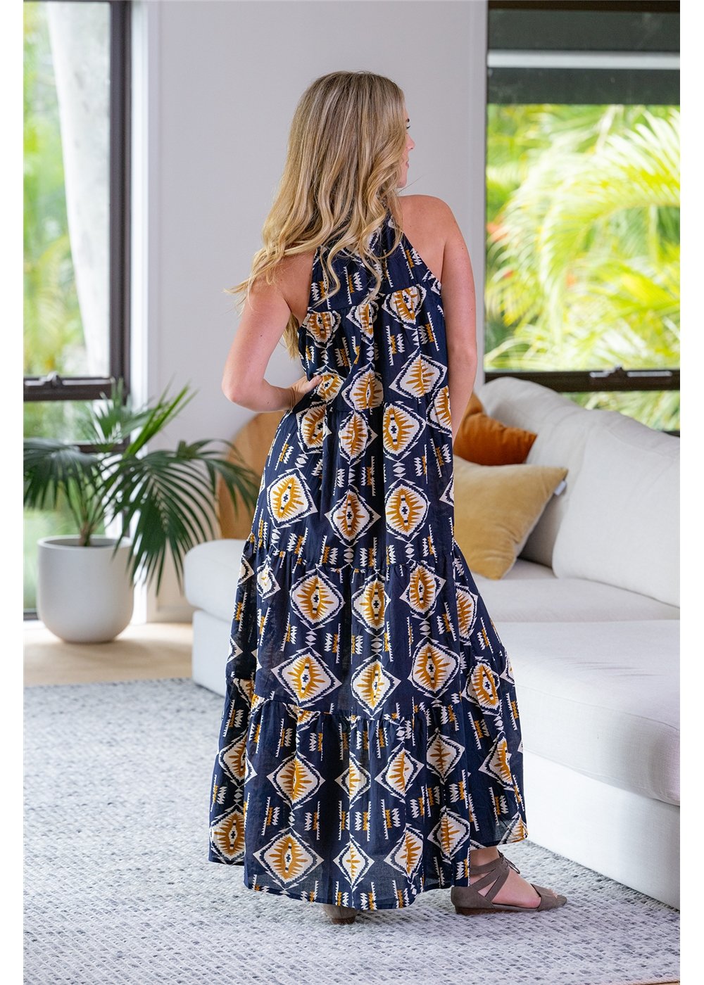 Orana Cotton Layered Maxi Dress