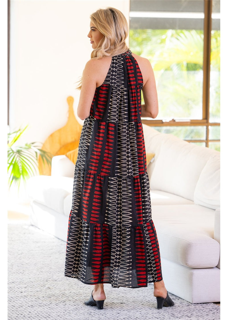 Yindi Cotton Layered Maxi Dress