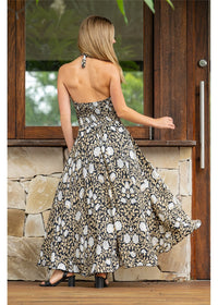 Imogen Maxi Halter Dress