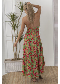 Lucia Maxi Halter Dress