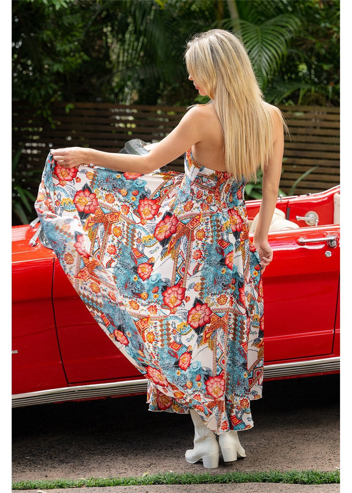 Margot Maxi Halter Dress