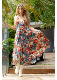 Margot Maxi Halter Dress