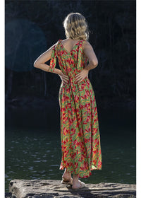 Lucia Tie Shoulder Maxi Dress