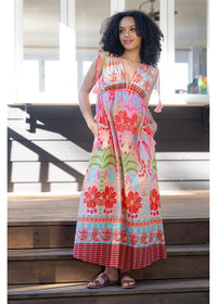 Hibiscus Grecian Dress