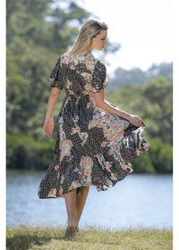 Amirah Frill Wrap Dress