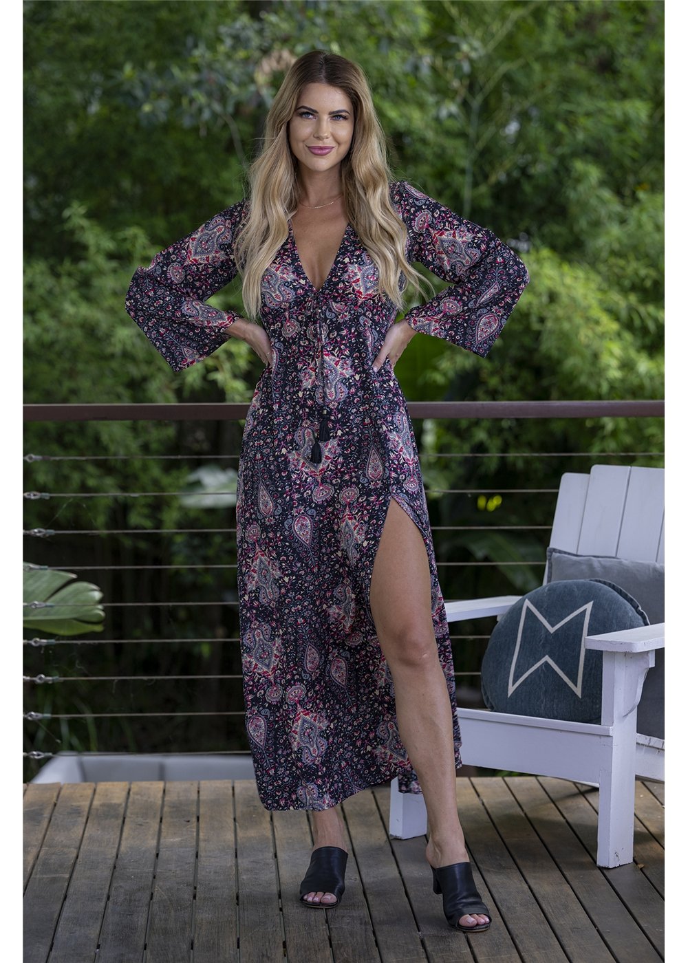 Allegra Flare Sleeve Dress