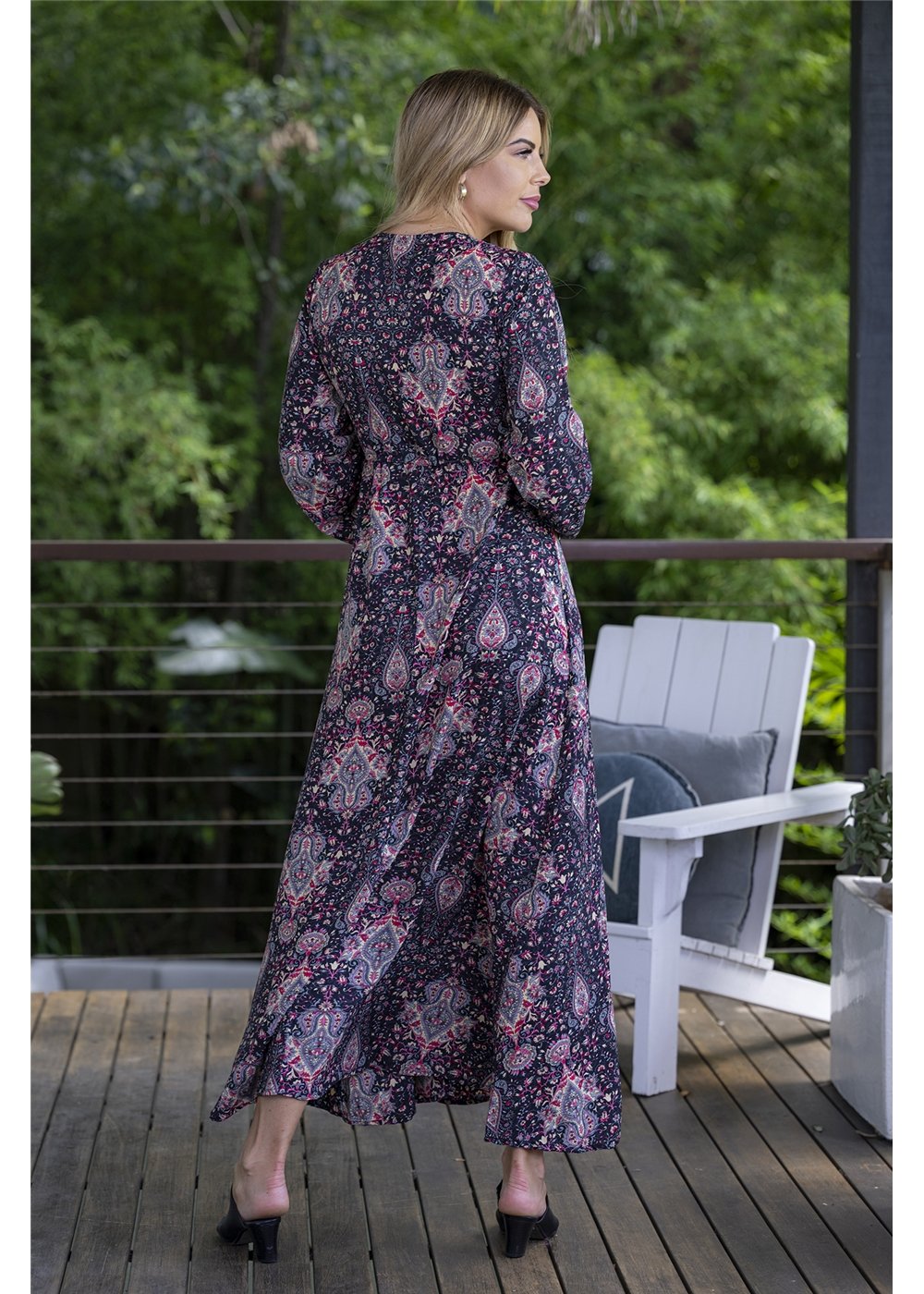 Allegra Flare Sleeve Dress