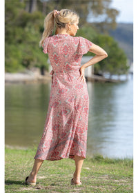 Binda S/Sleeve Wrap Dress