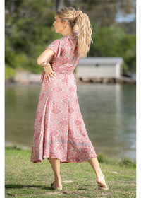 Binda S/Sleeve Wrap Dress