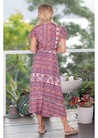 Gidja S/Sleeve Wrap Dress