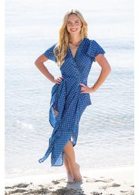 Pirrin S/Sleeve Wrap Dress, view 3