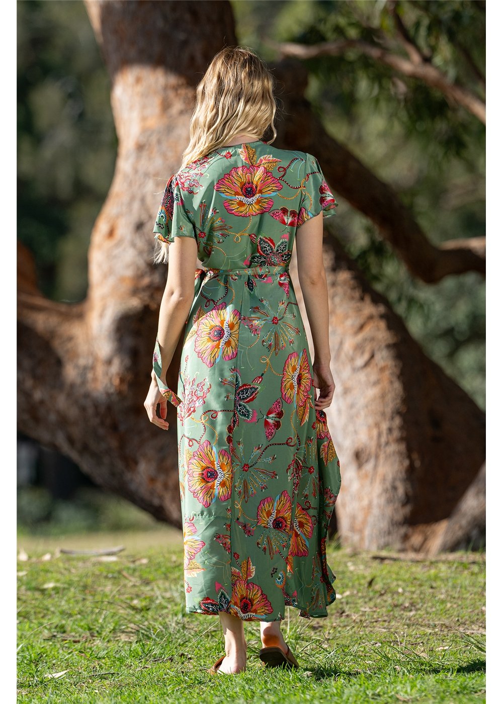 Posey S/Sleeve Wrap Dress