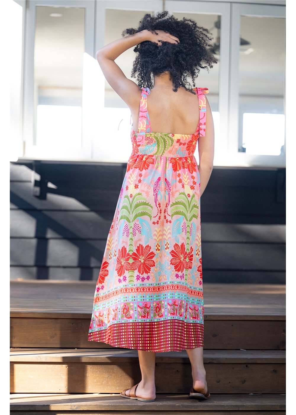 Hibiscus Empire Dress