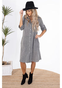 Gianna Dress - Grey