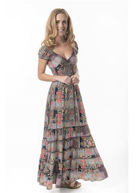 Sunset Off the shoulder long dress - Sunset