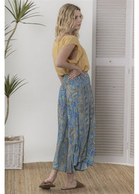 Capri Wide Leg Crop Pants