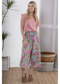 Peonie Wide Leg Crop Pants