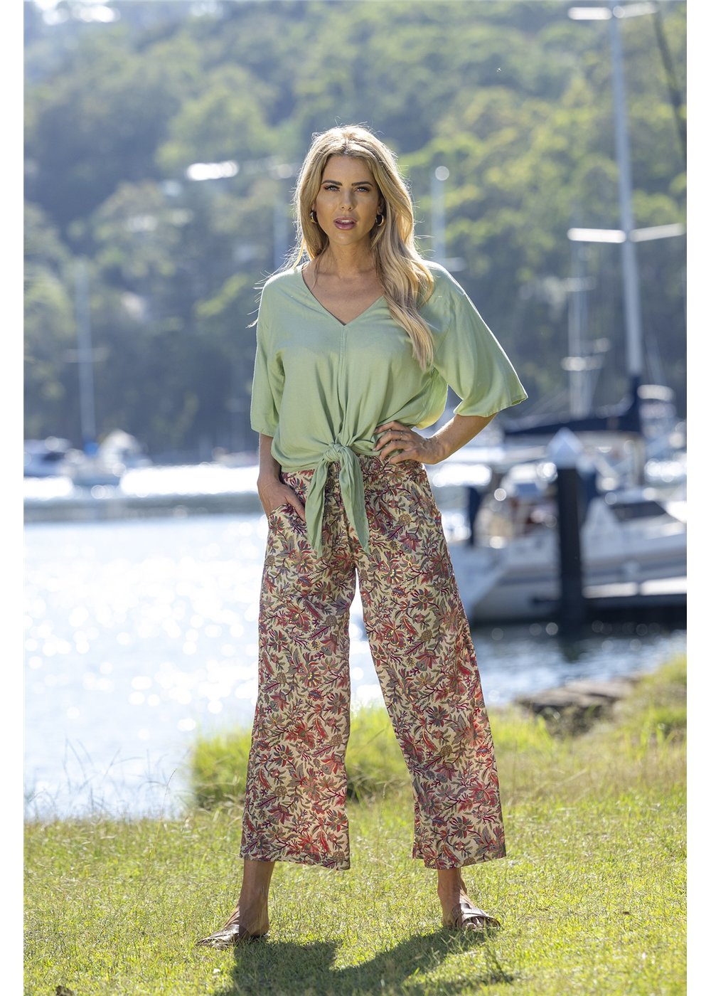 Shula Pocket Pants, front view