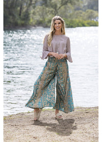 Elsa Wide Leg pants - Silk Blend - Elsa