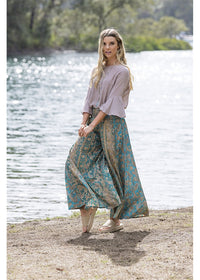 Elsa Wide Leg pants - Silk Blend - Elsa