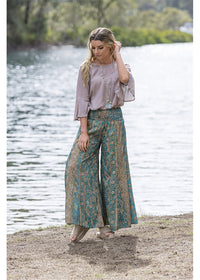 Elsa Wide Leg pants - Silk Blend - Elsa