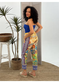 Folksy Tapered Pants, view 4