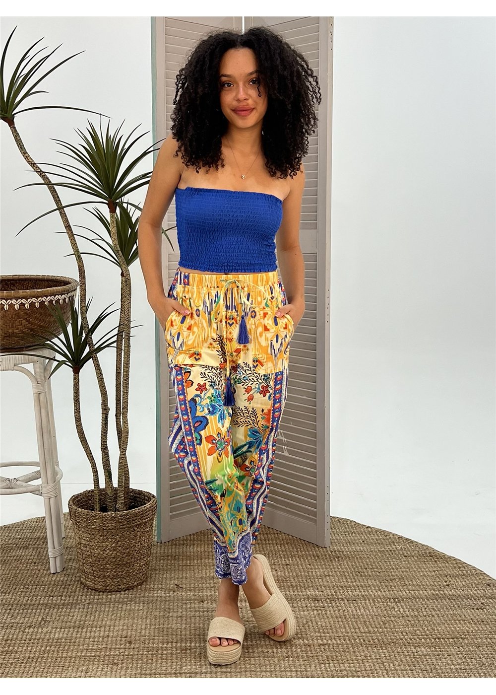 Folksy Tapered Pants, view 5