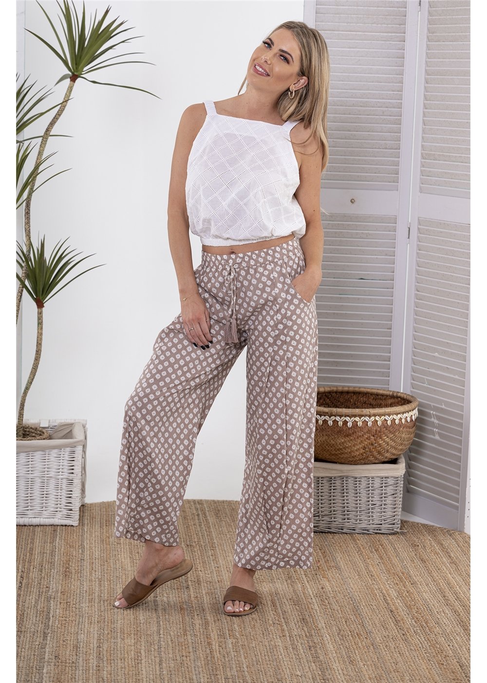 Carnation Pants - Taupe