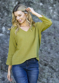 Bella Cotton Top - Long Sleeve - Assorted Colours