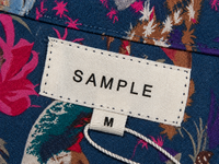 CJ Shirt - Blue Botanical | CD160 (agent sample)