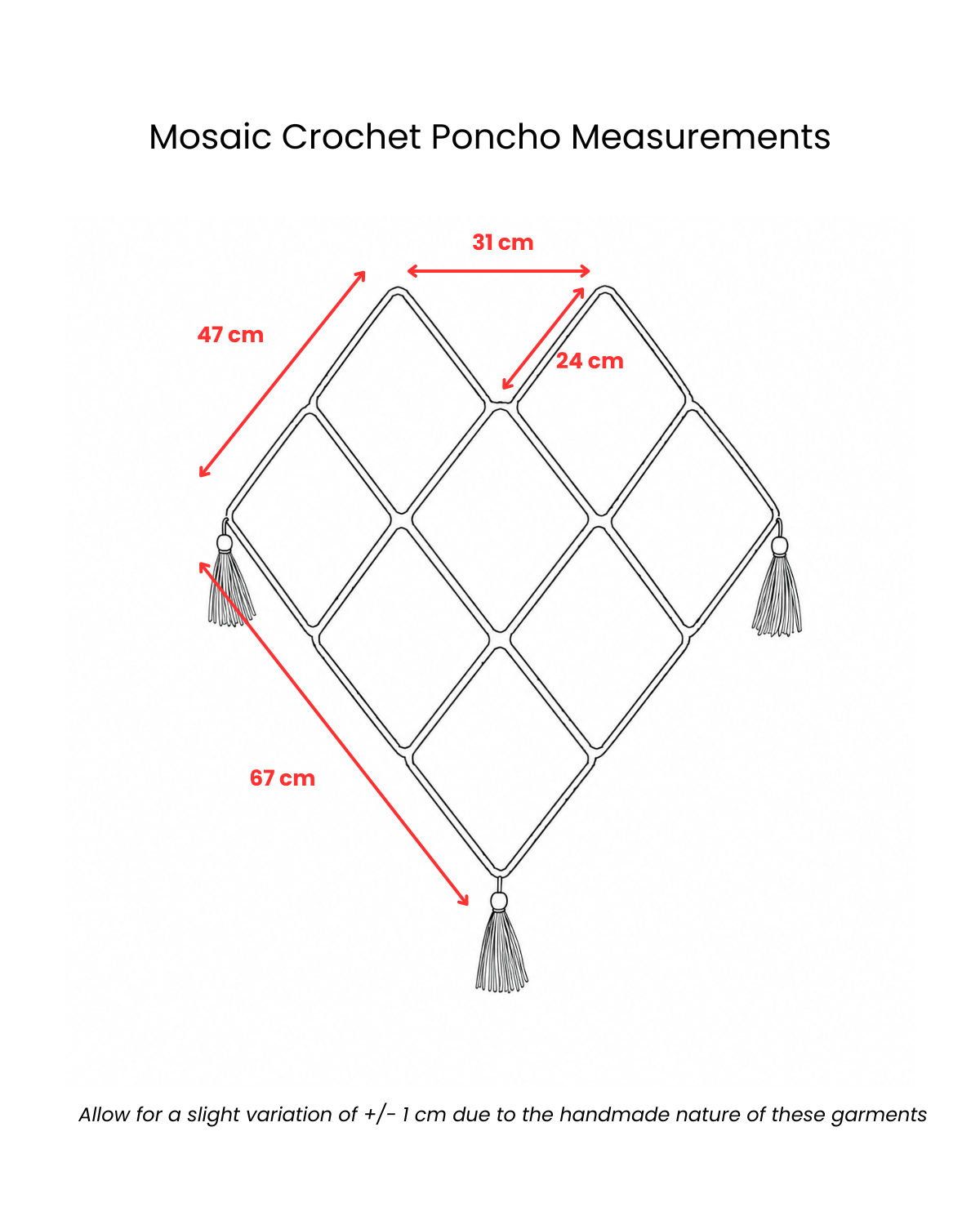 Mosaic Dreams Crochet Poncho