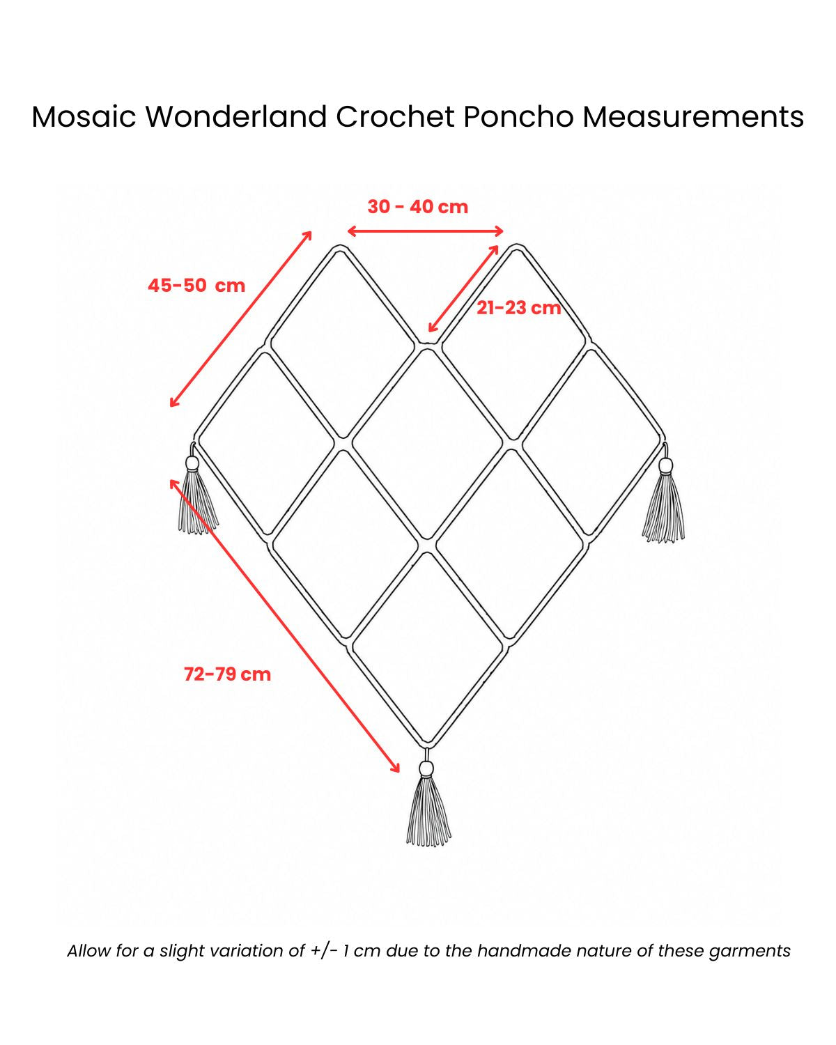 Mosaic Wonderland Crochet Poncho