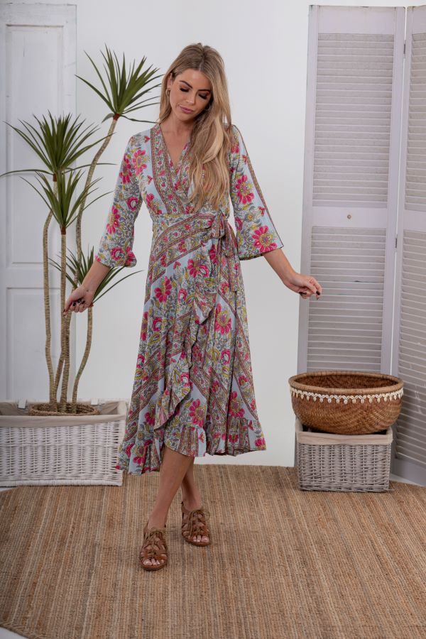 Naomi Wrap Dress