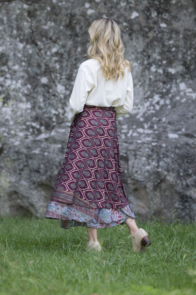 Noel Wrap Skirt