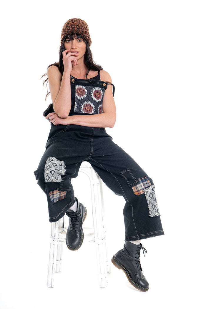 Overall Patchwork - Black | CD141 (agent samples / Small size)