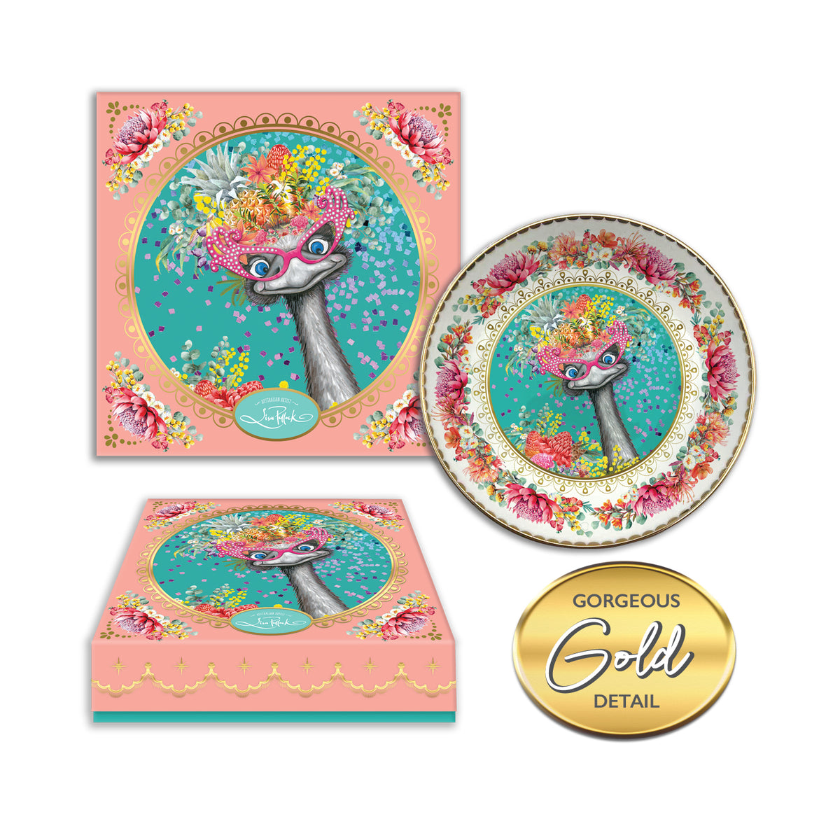 Ceramic Trinket Dishes - Lisa Pollock Assorted