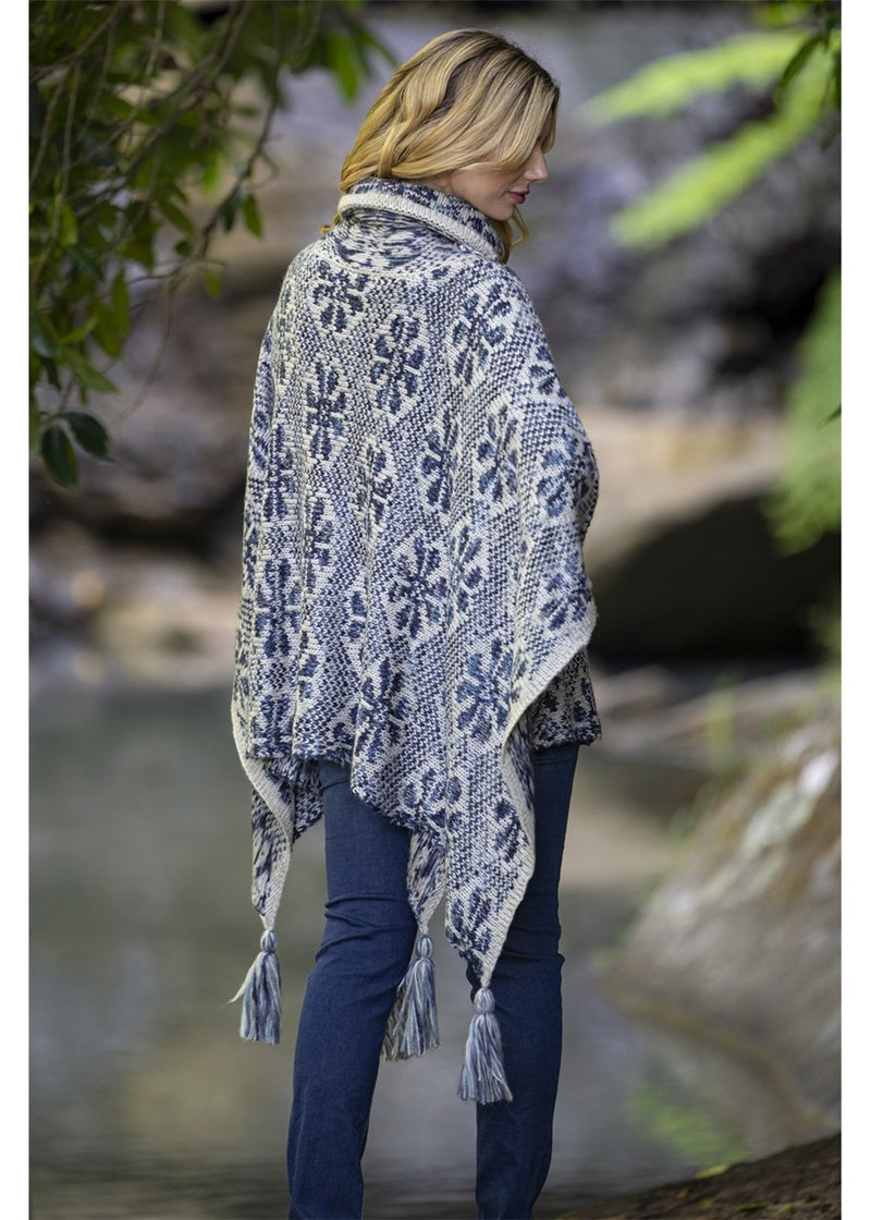 Bella Poncho - Blue