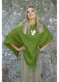 Fern Rib Poncho - Fern